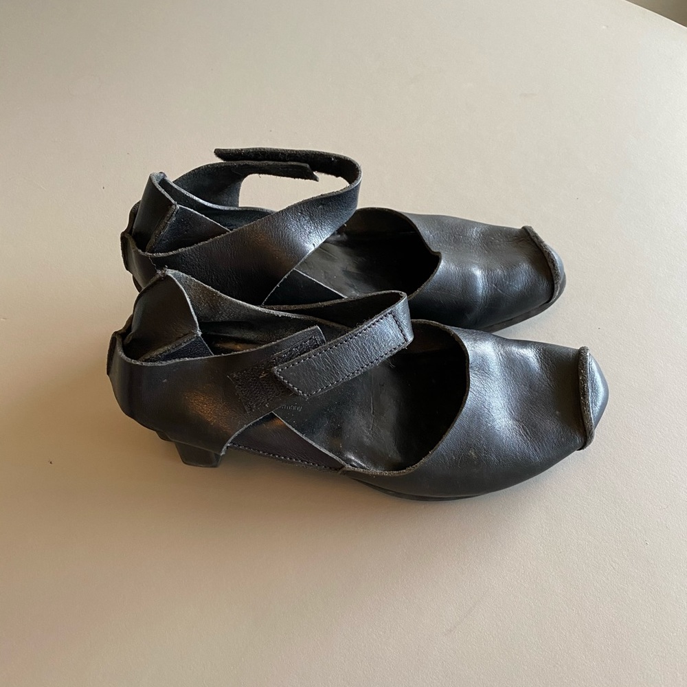 Trippen black flats